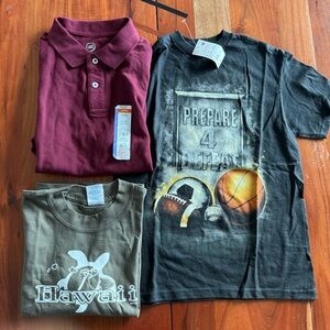 🦊 Bundle of New Unworn Boys Tops - Various Sizes